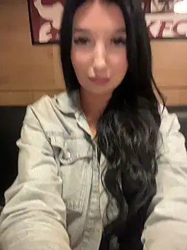 Tisha_Busty - TOP OFF under JACKET near people in CAFE