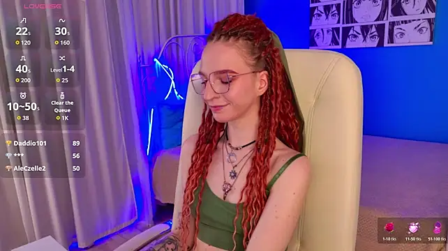 VioletShine - licking a dildo + eye contact