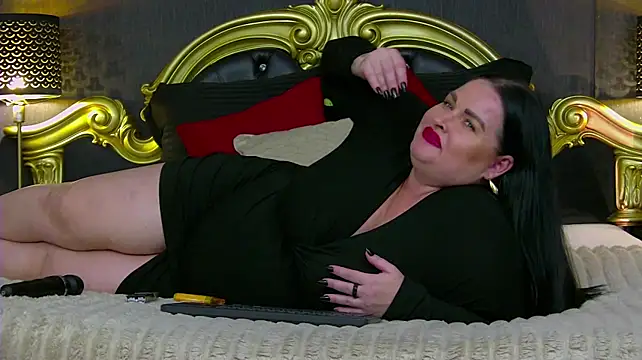 GeorgiaLerox - 🖤Black dress off /sexy cameltoe 🖤