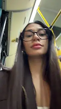 Aria51 - first ahegao on public bus🚌