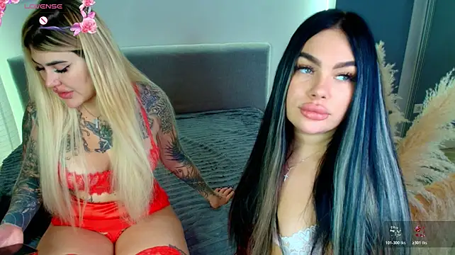 Katerine_Monroe - lick each other's nipples