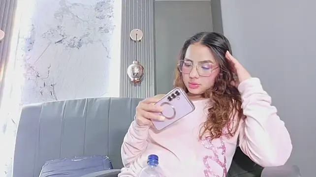 Angeles_azul - show titis + Rub nipples