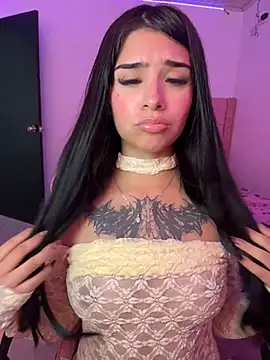 Shalom_pink17 - show boobs and spit