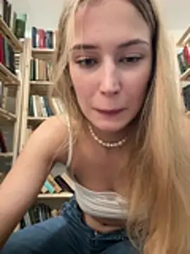 Blonde_exe - drool on boobs at uni library