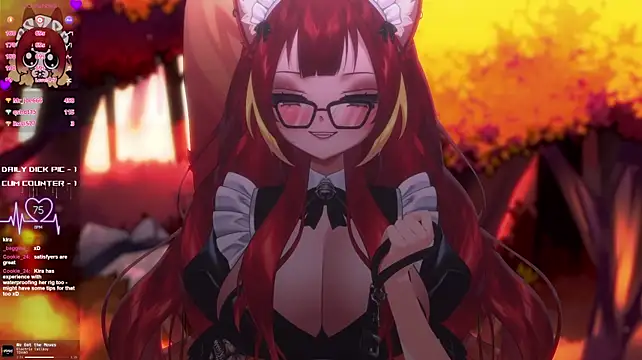 LewdFoxy_VT - Flash boobs + Ahegao
