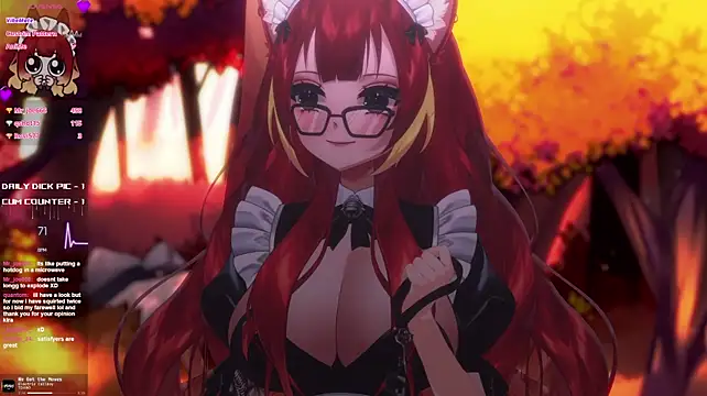 LewdFoxy_VT - Flash boobs + Ahegao