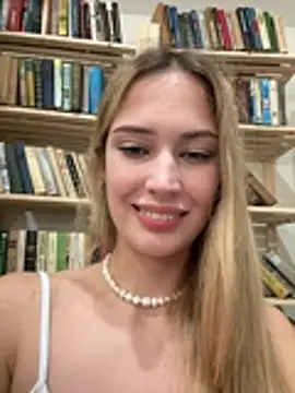Blonde_exe - panty aside+rub pussy on chair at uni