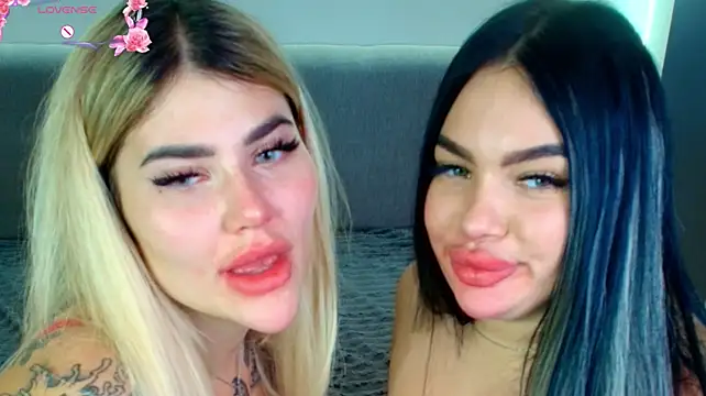 Katerine_Monroe - lick each other's nipples