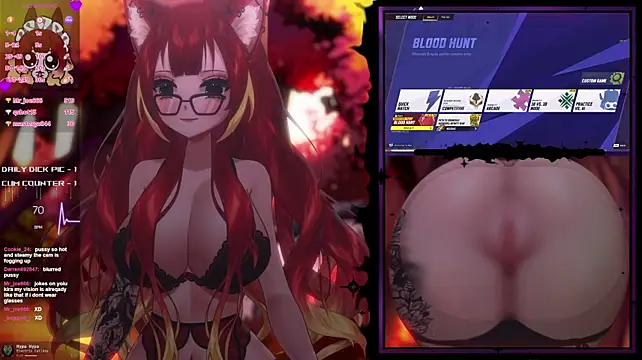 LewdFoxy_VT - Ball gag + Handcuffs