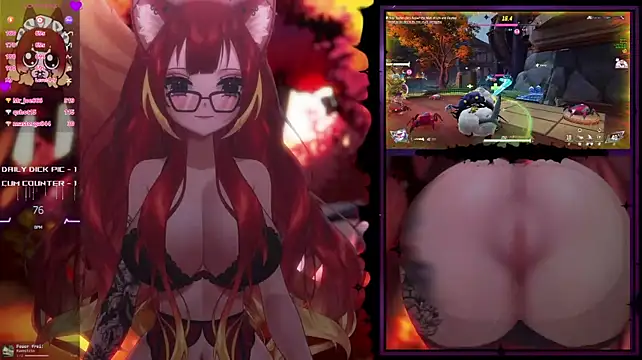 LewdFoxy_VT - Ball gag + Handcuffs