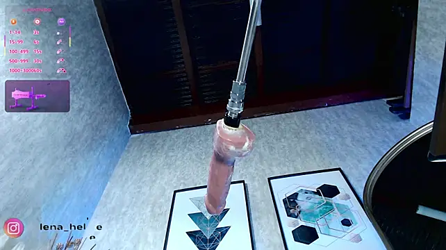 Lena_helleen - 2 dildos in my pussy