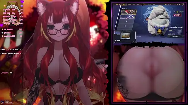 LewdFoxy_VT - Ball gag + Handcuffs