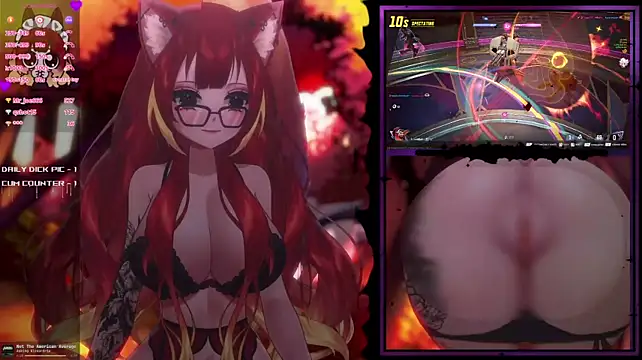 LewdFoxy_VT - Ball gag + Handcuffs