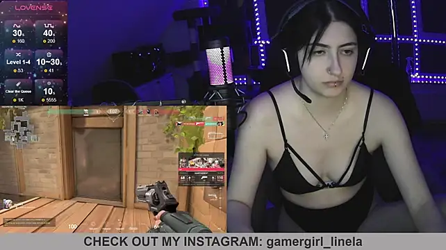 Gamergirl-Linela - LT Gets Oil On Boobs Video