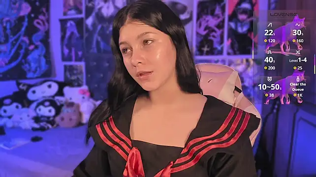 LanaKyutt - Deep throat and spit on tits and ahegao