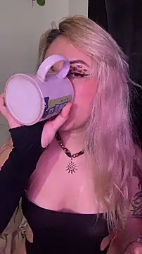 Nathashabennethh - showing and licking tits and spitting