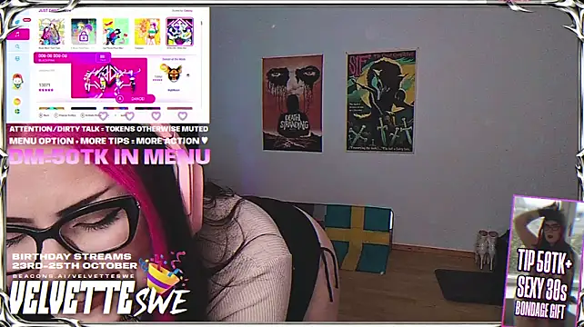 VelvetteSWE - New PC: Top tipr 10m custom video in DM