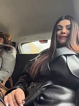 AmelliaDiamond - 2 gerl caresses pussy in cafe🔥