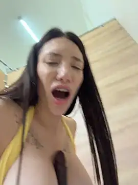 BallerinaCappuccino_ - Massage nude pussy + slap in public