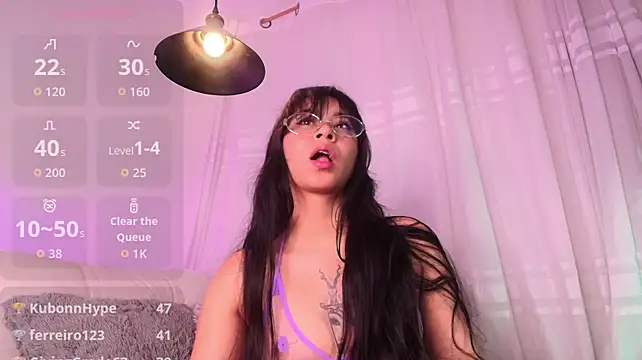 Lillypinky21 - On knees + open mouth + spit show 👅💦