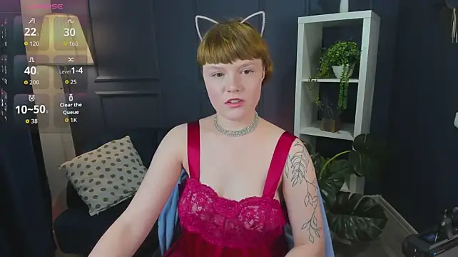 Lily_Belle__ - Dancing with bare back + tit jiggle