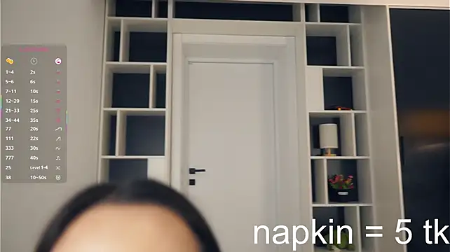 CourtneyBasbas - put away the napkin = 5 tk