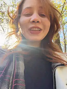 SlavicCandy - put panties aside & flash pussy near ppl
