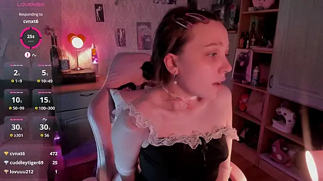 RileyNymph - I sweep, you control my pussy for 3 min