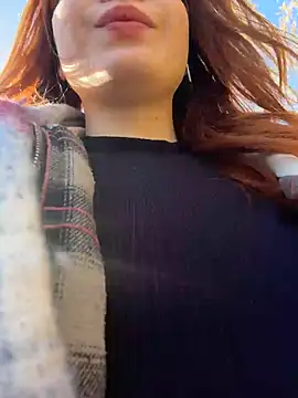 SlavicCandy - put panties aside & flash pussy near ppl
