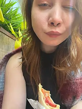 SlavicCandy - put panties aside & flash pussy near ppl
