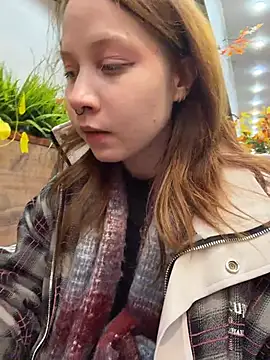 SlavicCandy - show my beautiful tits in mens WC