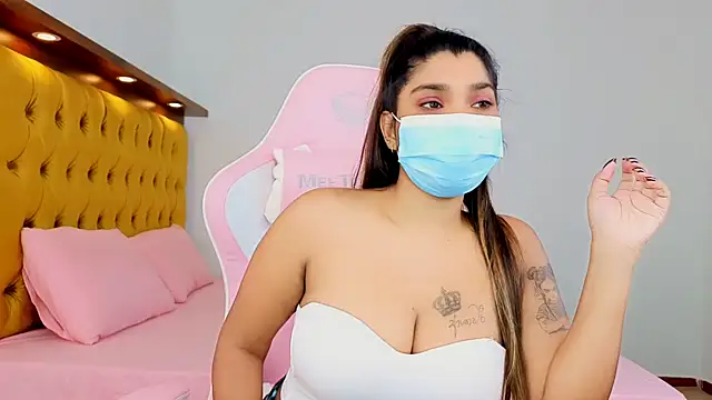 Baby_asha - ice on my boobs