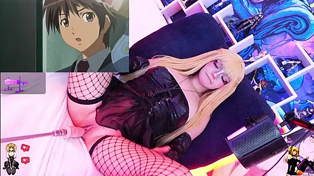 Jinx-- - spit+ahegao on Misa's tits 😻