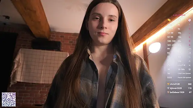 DonnaBurkee - two slobbery fingers in tight pussy
