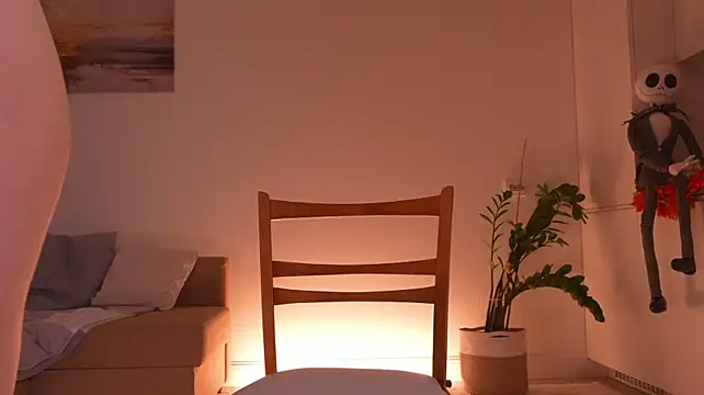 Miablueye - Jerk off om the headstand