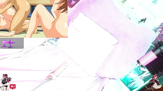 Kira-- - play fingers on Sucubo pussy doggy style
