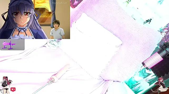 Kira-- - play fingers on Sucubo pussy doggy style