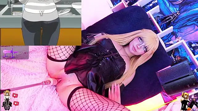 Jinx-- - rebound+ahegao of Misa's tits🤗