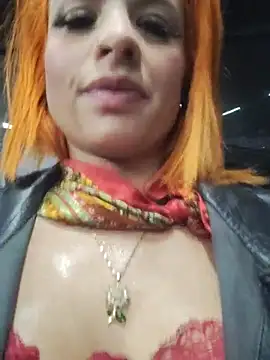 Cataleya_16 - Off shirt in bar public