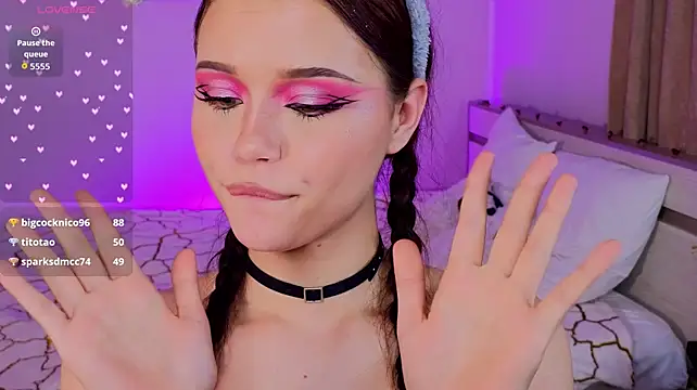 _be11a - suck finger + fake cum