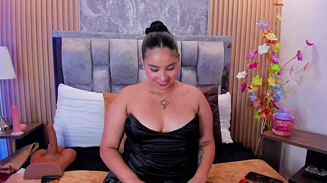 Sulay_Kim - completely naked with hands on my breast