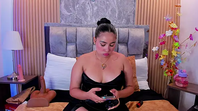 Sulay_Kim - completely naked with hands on my breast