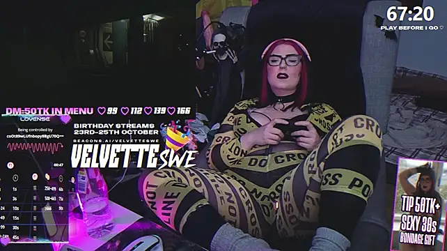 VelvetteSWE - New PC: Top tipr 10m custom video in DM