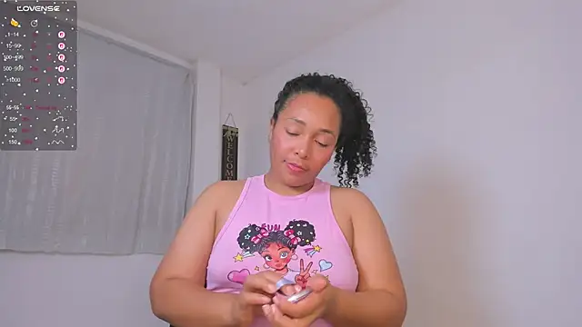 AFRICANIA - Naked, completely + oil on the buttocks