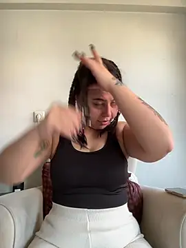 Parlaserseri - Hem am hem anal ikili dildo