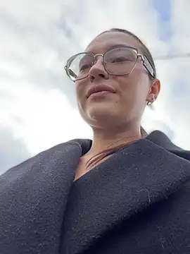 LunaMood - sucking a finger topless