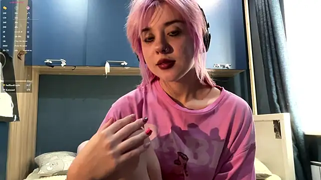 AueshaSimon - ahegao + drool boobs