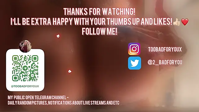 2badforyou - ⭐let me feel u⭐ 55 tk 1 min toy control⭐