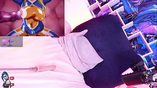Jinx-- - oil on Jinx's tits 🥵👉👈