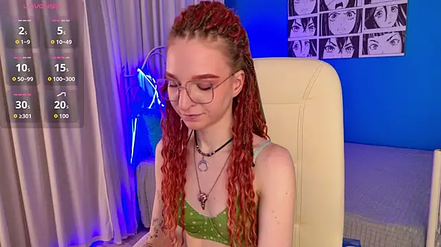 VioletShine - lick dildo + eye contact